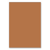Minimale Terracotta Script Aangepaste Naam Plaats Kaart (Achterkant)