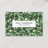 Minimale Terrazzo Print Modern Custom Business C Visitekaartje (Voorkant)