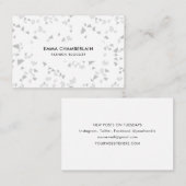 Minimale Terrazzo Print Modern Custom Business Visitekaartje (Voorkant / Achterkant)