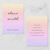 Minimale textuur met stijl visitekaartje (Voorkant / Achterkant)