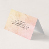 Minimale textuur visitekaartjes (Achterkant)