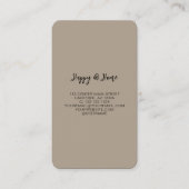 Minimale toevoeging van uw Logo Visitekaartje (Achterkant)