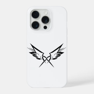 Minimale Tribal Wings iPhone 15 Pro Hoesje