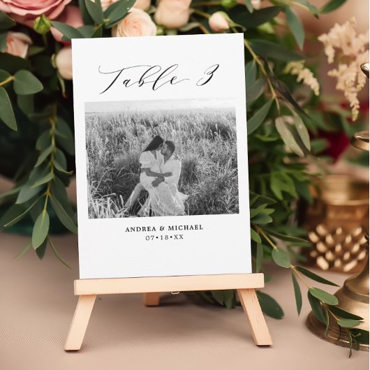 Minimale trouwtafel 3 Aantal en Afbeeldingen Aankondiging