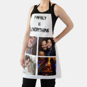 Minimale Typografie Aangepaste Collage Foto Schort (Insitu)