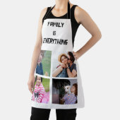 Minimale Typografie Aangepaste Collage Foto Schort (Insitu)