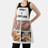 Minimale Typografie Aangepaste Collage Foto Schort (Insitu)