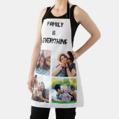 Minimale Typografie Aangepaste Collage Foto Schort (Insitu)