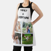 Minimale Typografie Aangepaste Collage Foto Schort (Insitu)