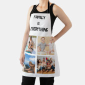 Minimale Typografie Aangepaste Collage Foto Schort (Insitu)