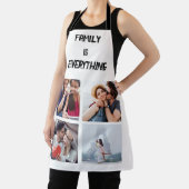 Minimale Typografie Aangepaste Collage Foto Schort (Insitu)