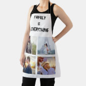 Minimale Typografie Aangepaste Collage Foto Schort (Insitu)