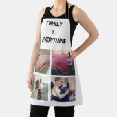 Minimale Typografie Aangepaste Collage Foto Schort (Insitu)