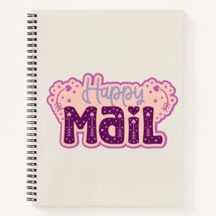 Minimale typografie esthetisch notitieboek journaa