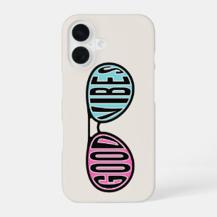 Minimale typografie Mooie telefoonhoes goede vib iPhone 16 Hoesje
