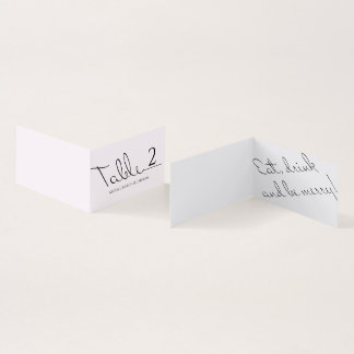 Minimale Typografische Fun, maar formele bruiloft Kaart