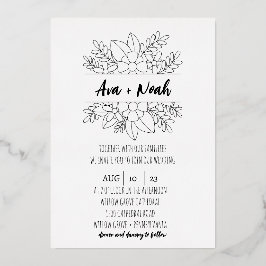 Minimale uitnodiging tot Folie van weddenschappen