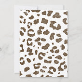 Minimale uitnodiging tot Giraffe van de dag (Achterkant)