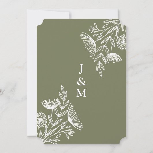 Minimale uitnodiging tot inschrijving op Wildflowe (Achterkant)