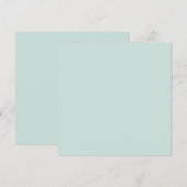 Minimale uitnodiging voor bruiloft (Voorkant / Achterkant)