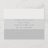 Minimale uitnodiging voor EDITABLE Colour Block Ba (Voorkant)