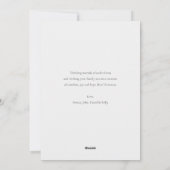 Minimale vakantiefotokaart | wit feestdagenkaart (Achterkant)