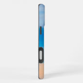 Minimale verf van de Beekscène van de Beer iPhone Hoesje (Rechterkant)