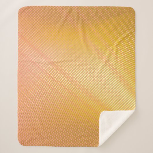 Minimale verlooppatroon. Duo Tone-Hoesje ontwerp. Sherpa Deken (Voorkant)