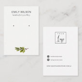 Minimale vertakking van de vertakking van de Pijnv Visitekaartje (Voorkant / Achterkant)