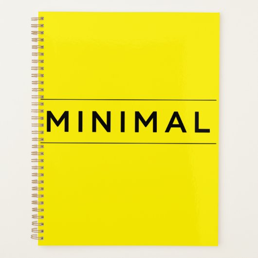 Minimale Vibes Planner (Voorkant)