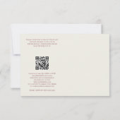 Minimale Vintage Foto Ivoor Trouwdag Save The Date (Achterkant)