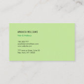 Minimale Visitekaartjes (Achterkant)