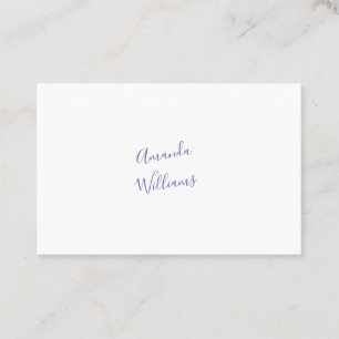 Minimale Visitekaartjes