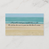 Minimale Visitekaartjes voor tapesystemen (Achterkant)