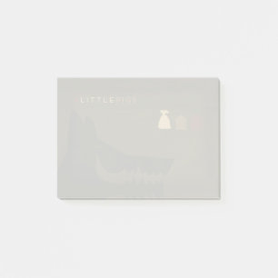 Minimale vliegverkoop De 3 kleine varkens Post-it® Notes