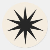 Minimale voorraad van de verkoper Star sticker Pos (Voorkant)