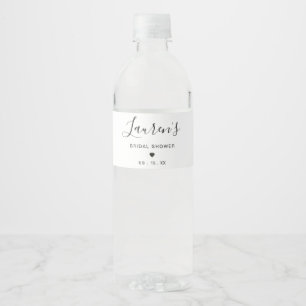 Minimale Vrijgezellenfeest waterfleslabels Waterfles Etiket