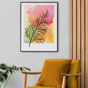 Minimale wandkunst voor elke ruimte canvas afdruk