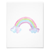Minimale Waterverf Regenboogregenboogsprinkhaan Ki Foto Afdruk (Voorkant)