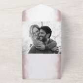 Minimale Waterverf voor overgewicht All In One Uitnodiging (Buitenkant)