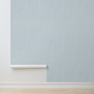 Minimale waterverf zachte blauwe getextuurde pense behang