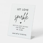 Minimale weddenschap met de wind reclamebord met voetstuk (Voorkant)