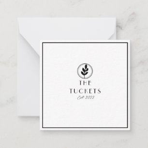 Minimale weddenschap Modern Dank je Post Kaart Notitiekaartje