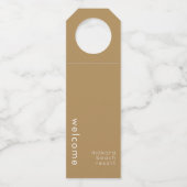 Minimale welkome Label fleshengel (Voorkant)