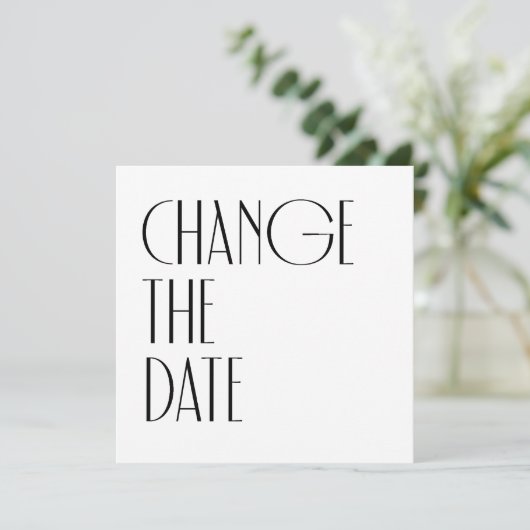 Minimale wijzigingsdatum voor moderne kunst Deco W (Staand voorkant)