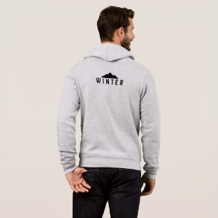 Minimale Winter Mountain Zip Hoodie