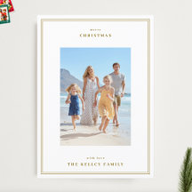 Minimale Winterblad Eenvoudige Frame Foto Kerstmis