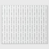 Minimale witte CONGRATULATIES Cadeaupapier (Vlak)