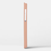 Minimale witte kat op roze voeg naam toe   Case-Mate iPhone case (Achterkant / Links)