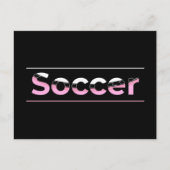 Minimale Word Art van voetballer - Arch Briefkaart (Voorkant)